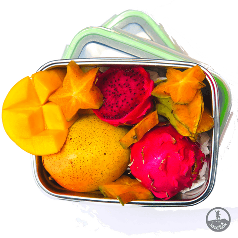 Image of JaceBox Xlarge 3 Food Containers Set All Same Size 1800ml/ 90oz Perfect for Salads Sandwiches Pot Luck Family picnic traveling camping taking food to work take out lunch boxes Leakproof Airtight