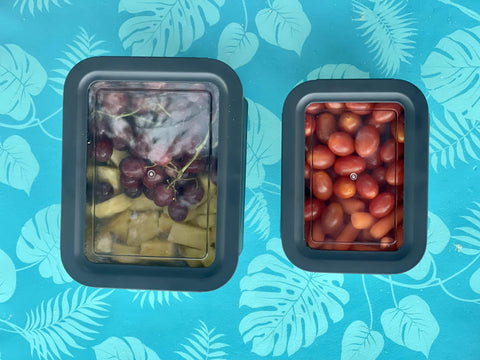 Image of Jacebox BPA FREE Food Storage containers boxes Airtight and leak proof lids with handle and snap on lock 7.5 L capacity 190oz great as a bread box and marinating meats