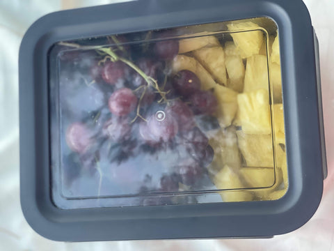 Image of Stainless Steel Containers Black Set of 3 sizes - Premium Storage for Food Grains Pantry Freezer Smart Boxes for Cooler Barbecue Bento Leftovers Takeout Clear Leakproof Lids ALL BPA FREE By Jacebox