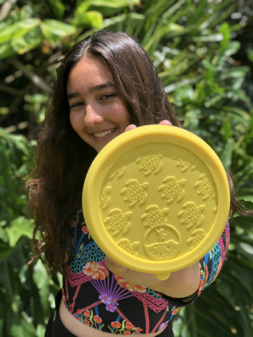 Image of Snack Containers for Kids - Stainless Steel Food Containers Leakproof Plastic FREE Silicone Lid Turtle Design by JaceBox