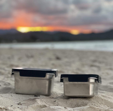 Image of Jacebox BPA FREE Food Storage containers boxes Airtight and leak proof lids with handle and snap on lock 7.5 L capacity 190oz great as a bread box and marinating meats