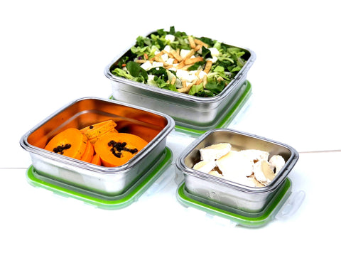Image of Stainless Steel Lunchbox Airtight leakproof lightweight by JaceBox