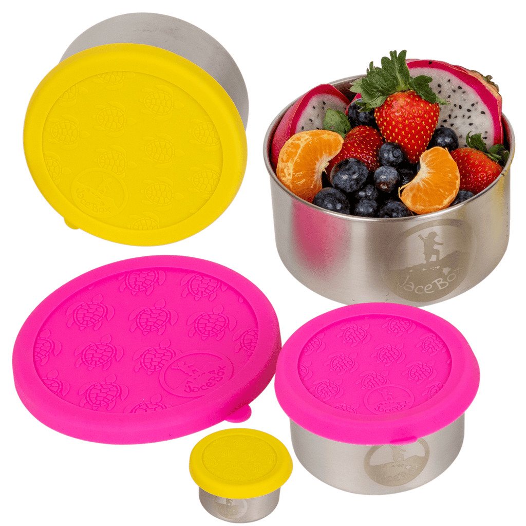 Mini Plastic Food Storage Containers With Lids Small Airtight Containers  Round School Lunch Box For Children