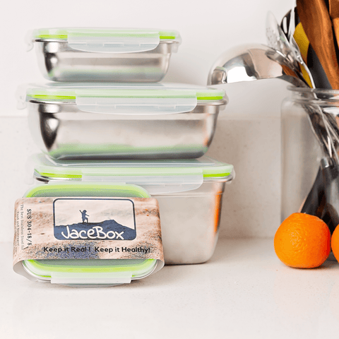Image of Jacebox food containers set upgrade your food containers with this eco friendly solution and reuse reduce recycle