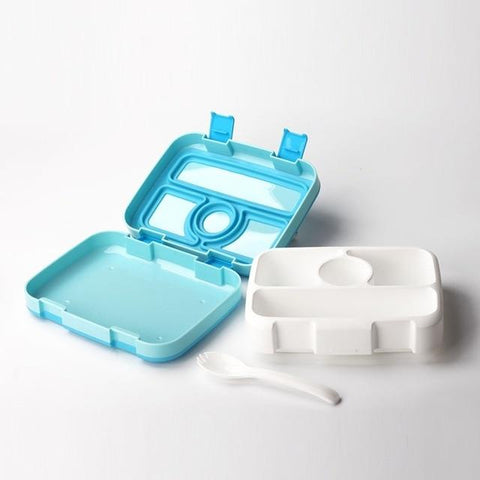 Image of Bento Box 5 compartments Leakproof BPA FREE with Removable Tray Easy to clean Durable and BPA FREE